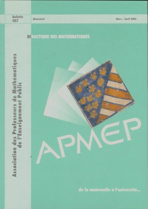 Livrenpoche : Bulletin APMEP n°457 - Collectif - Livre