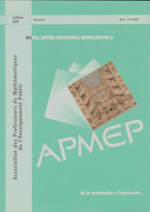 Livrenpoche : Bulletin APMEP n°458 - Collectif - Livre