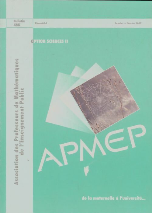 Livrenpoche : Bulletin APMEP n°468 - Collectif - Livre