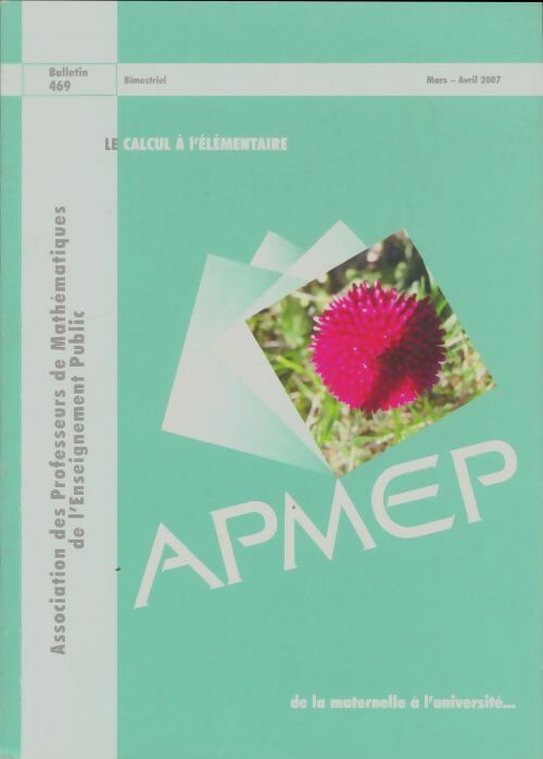 Livrenpoche : Bulletin APMEP n°469 - Collectif - Livre