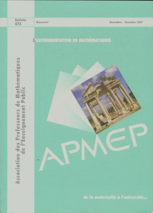 Livrenpoche : Bulletin APMEP n°473 - Collectif - Livre