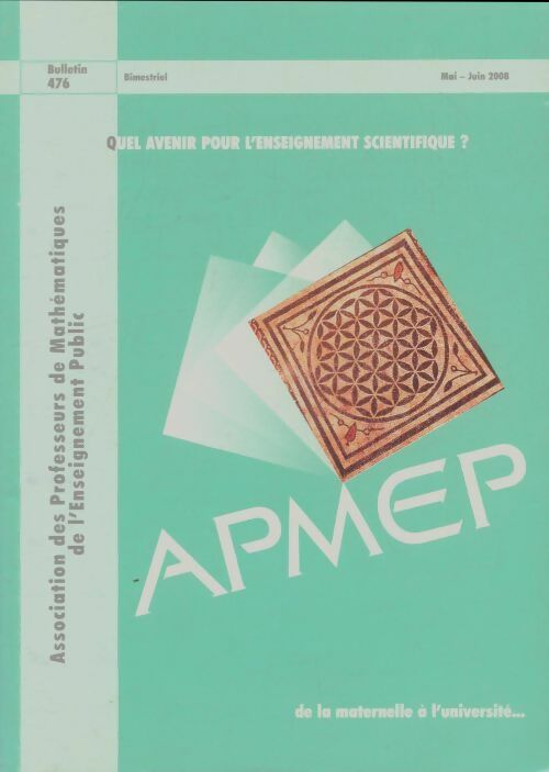 Livrenpoche : Bulletin APMEP n°476 - Collectif - Livre