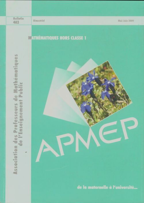 Livrenpoche : Bulletin APMEP n°482 - Collectif - Livre