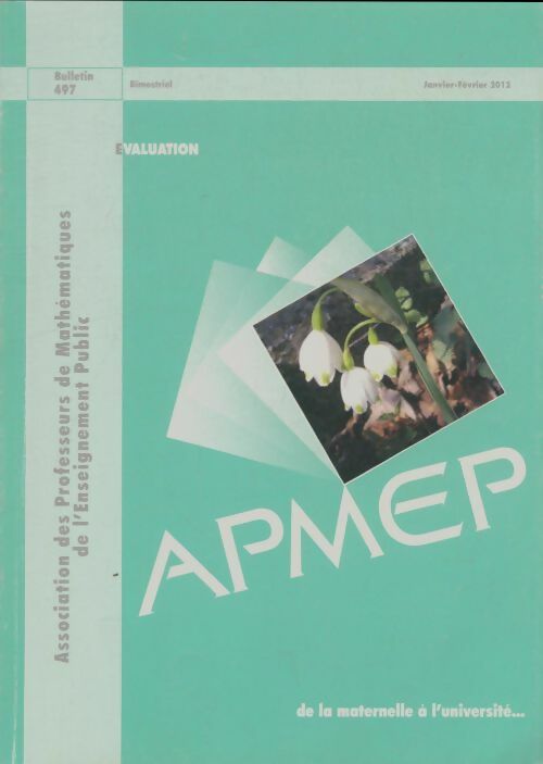 Livrenpoche : Bulletin APMEP n°497 - Collectif - Livre