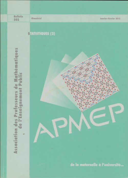 Livrenpoche : Bulletin APMEP n°502 - Collectif - Livre