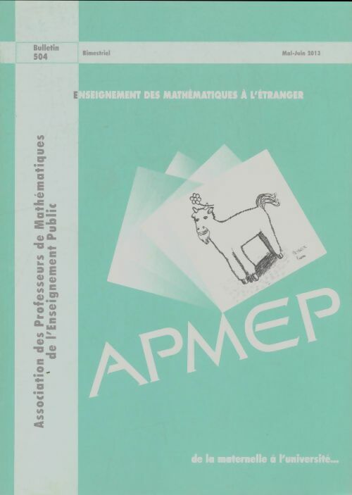 Livrenpoche : Bulletin APMEP n°504 - Collectif - Livre