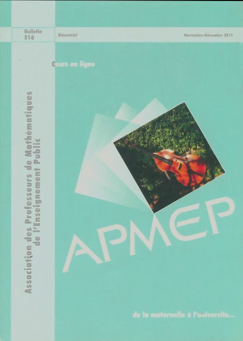 Livrenpoche : Bulletin APMEP n°516 - Collectif - Livre