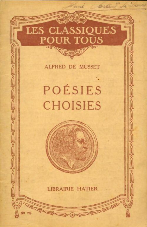Livrenpoche : Poésies choisies - Alfred De Musset - Livre