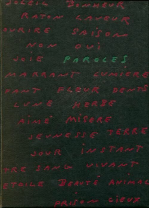 Livrenpoche : Paroles - Jacques Prévert - Livre