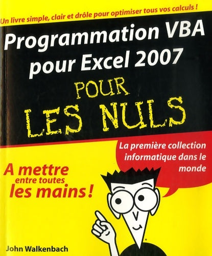 Livrenpoche : Program vba excel 07 pour nuls - John Walkenbach - Livre