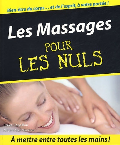 Livrenpoche : Les massages pour les nuls - Steve Capellini - Livre