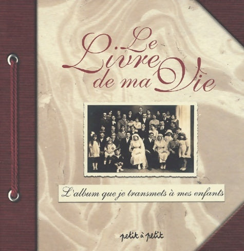 Livrenpoche : Le livre de ma vie : L'album que je transmets à mes enfants - Petit à Petit - Livre