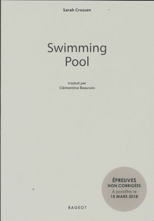 Livrenpoche : Swimming pool - Sarah Crossan - Livre