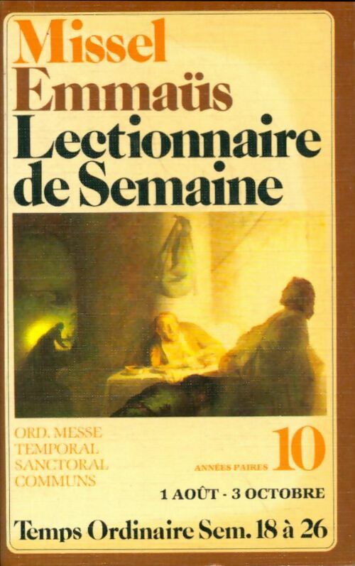 Livrenpoche : Le lectionnaire de semaine Emmaüs Tome X - Pierre Griolet - Livre