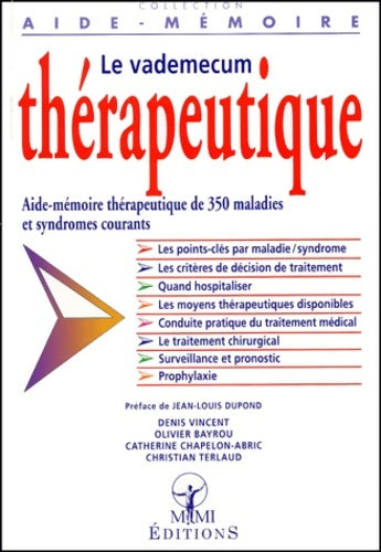 Livrenpoche : Le vademecum thérapeutique - Collectif - Livre