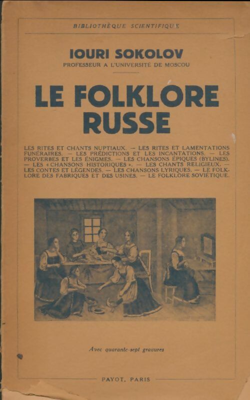 Livrenpoche : Le folklore russe - Iouri Sokolov - Livre