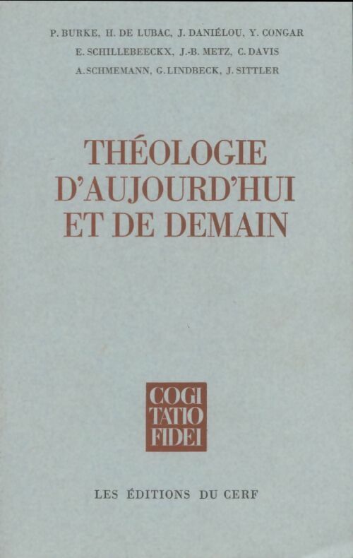 Livrenpoche : Théologie d'aujourd'hui et de demain - Collectif - Livre