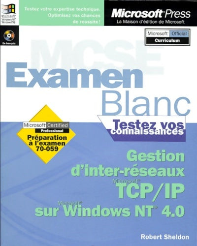 Livrenpoche : Gestion d'inter-reseaux tcp/ip sur windows nt 4. 0 - Robert Sheldon - Livre