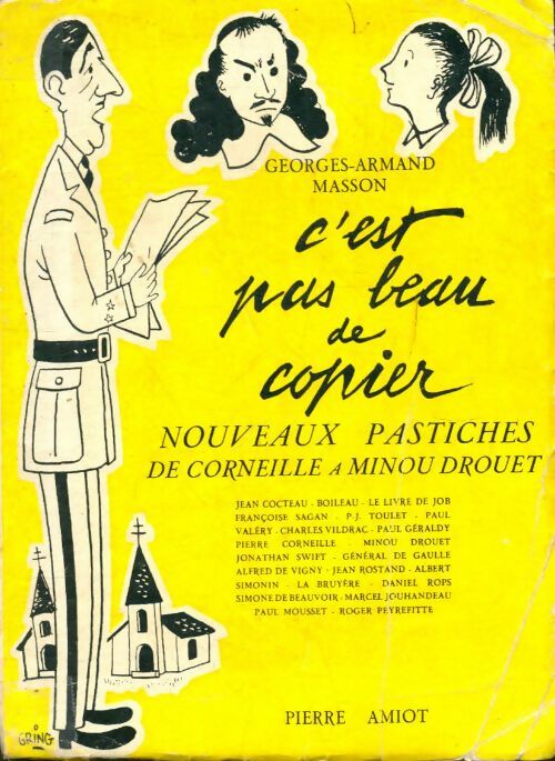 Livrenpoche : C'est pas beau de copier - Georges-Armand Masson - Livre