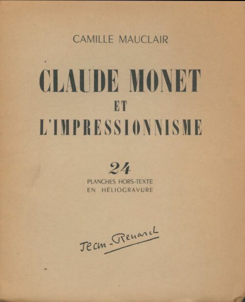 Livrenpoche : Claude Monet et l'impressionnisme - Camille Mauclair - Livre