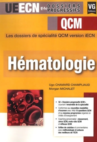Livrenpoche : Hématologie : QCM - Ugo Chamard Champliaud - Livre