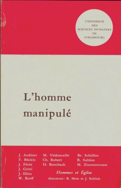 Livrenpoche : L'homme manipulé - Collectif - Livre