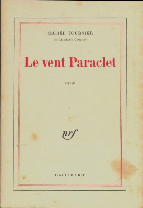 Livrenpoche : Le vent Paraclet - Michel Tournier - Livre