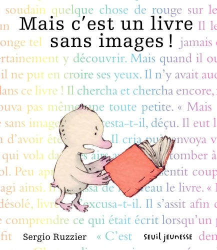 Livrenpoche : Mais c'est un livre sans images ! - Sergio Ruzzier - Livre