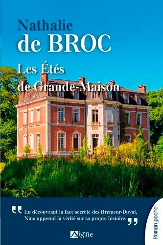 Livrenpoche : Les étés de grande-maison - Nathalie De Broc - Livre