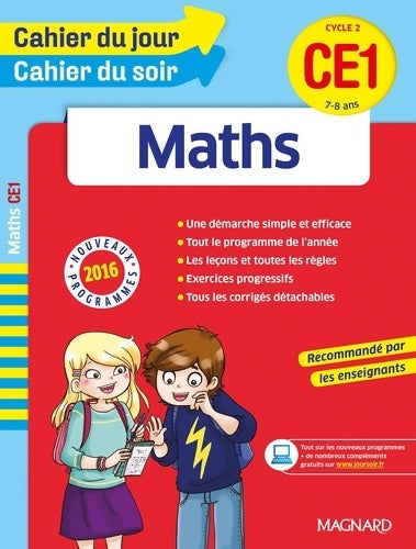 Livrenpoche : Cahier du jour/cahier du soir maths CE1 - nouveau programme 2016 - Michel Wormser - Livre