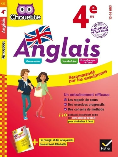 Livrenpoche : Anglais 4e - LV1 (a2 vers b1) : Cahier d'entraînement et de révision - Nicole Nemni-Nataf - Livre