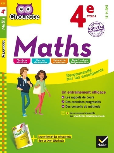 Livrenpoche : Maths 4e : Cahier d'entraînement et de révision - Gérard Bonnefond - Livre
