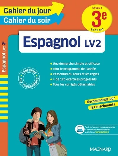 Livrenpoche : Cahier du jour/cahier du soir espagnol 3e - Nieves Ciria - Livre
