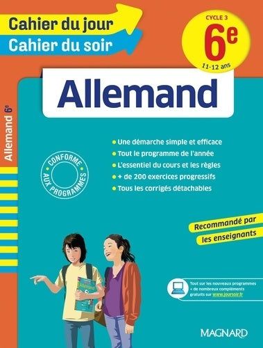 Livrenpoche : Cahier du jour/cahier du soir allemand 6e - Chistine Mulliez - Livre