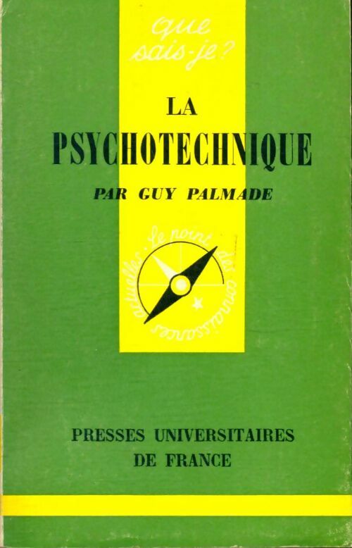 Livrenpoche : La psychotechnique - Guy Palmade - Livre