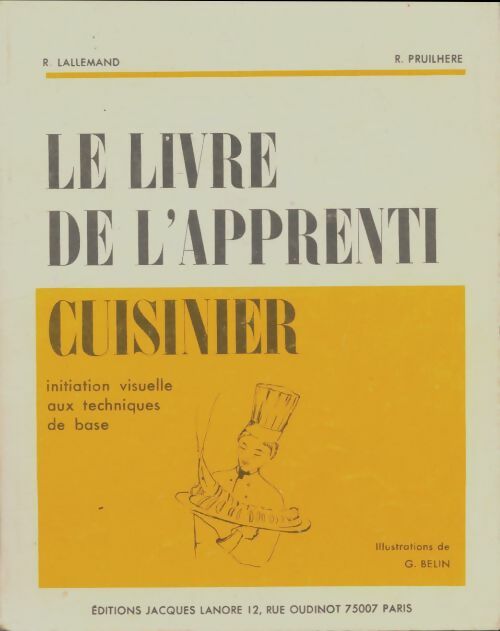 Livrenpoche : Le livre de l'apprenti cuisinier - Roger Lallemand, Lallemand - Livre