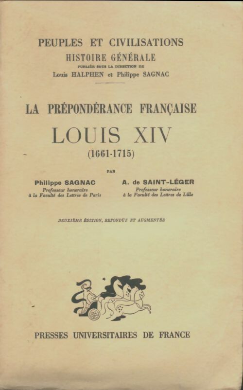 Livrenpoche : La preponderance française : Louis XIV - A. Saint-Léger - Livre