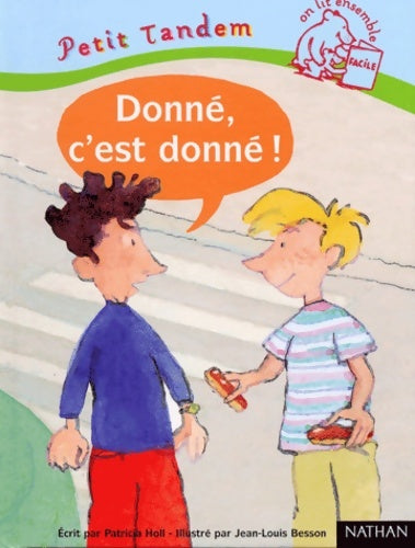 Livrenpoche : Petit tandem - Jean-Louis Besson - Livre