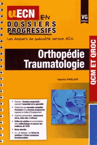Livrenpoche : Orthopédie traumatologie - Valentin Pipelart - Livre