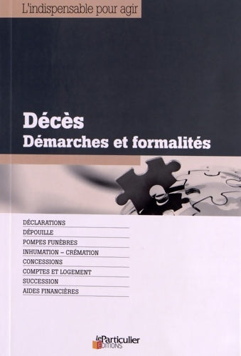 Livrenpoche : Décès démarches et formalités - Bénédicte Dubreuil - Livre