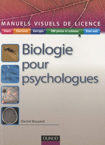 Livrenpoche : Biologie pour psychologues - Daniel Boujard - Livre