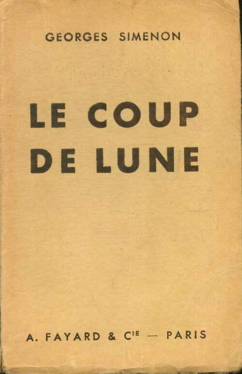 Livrenpoche : Le coup de lune - Georges Simenon - Livre