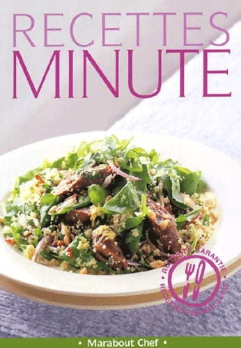 Livrenpoche : Recettes minutes - Collectif - Livre