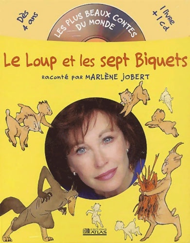 Livrenpoche : Le loup et les 7 biquets (1 livre + 1 CD audio) - Marlène Jobert - Livre