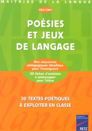 Livrenpoche : Poésies et jeux de langage CE2 CM1 - Christian Lamblin - Livre