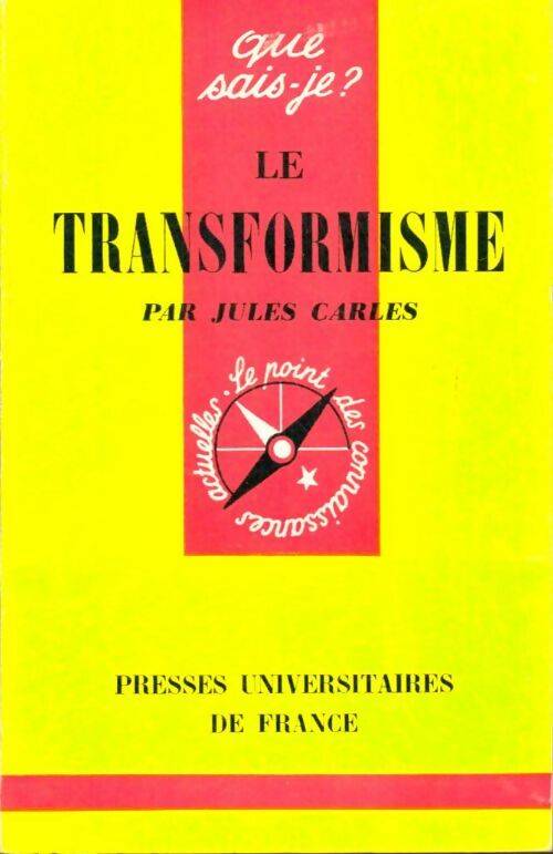 Livrenpoche : Le transformisme - Jules Carles - Livre
