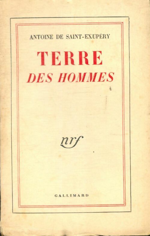 Livrenpoche : Terre des hommes - Antoine De Saint Exupéry - Livre