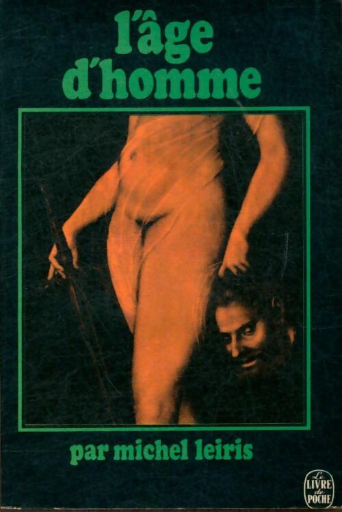 Livrenpoche : L'âge d'homme - Michel Leiris - Livre