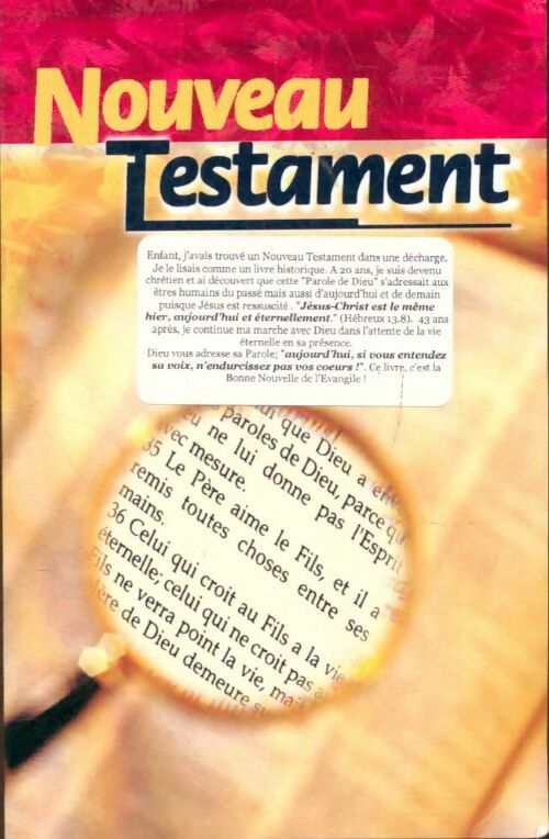 Livrenpoche : Nouveau testament - Louis Segond - Livre