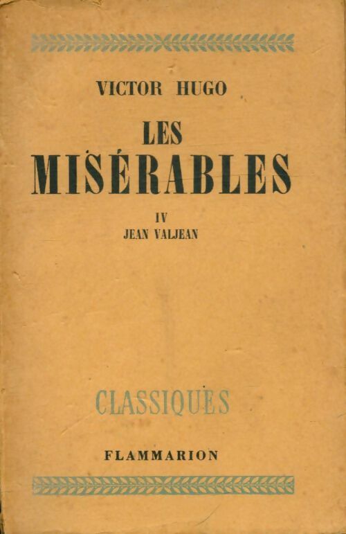 Livrenpoche : Les misérables Tome IV - Victor Hugo - Livre